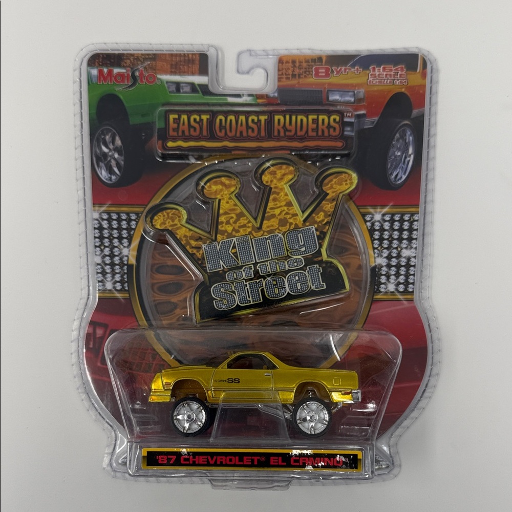 Maisto '87 Chevrolet El Camino Toy Car - Yellow